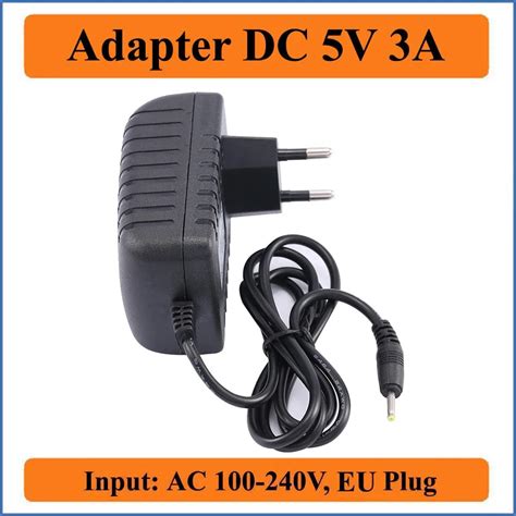 V A Eu Plug Ac Dc Adapter Ac V Converter Adapters To Dc V A