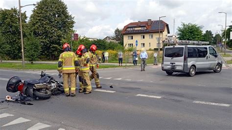 Wypadek Z Udzia Em Motocyklisty