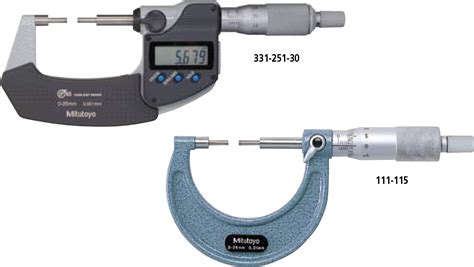 Mitutoyo-SERIES 331, 111, 131-Spline Micrometers