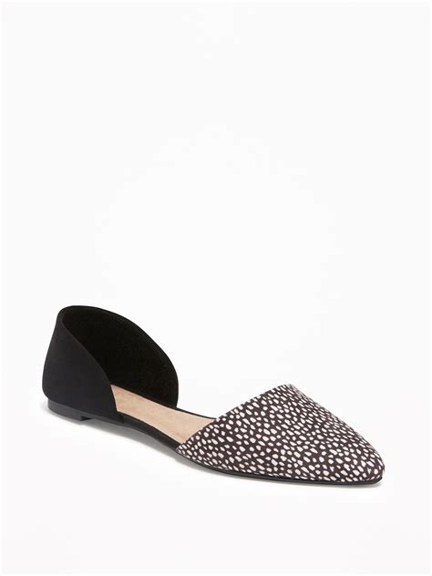 Faux Suede D Orsay Flats For Women Old Navy