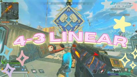 I Tried 4 3 Linear On Apex Youtube