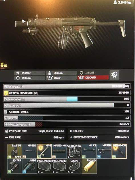 Gunsmith Part 3 Wont Hand In R Escapefromtarkov