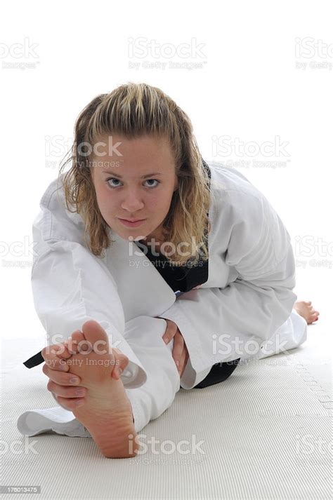 Martial Arts Flexibility Stock Photo - Download Image Now - Taekwondo ...