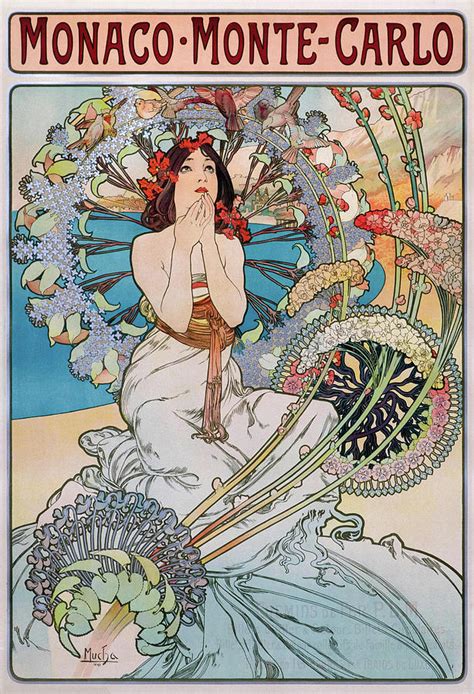 Monaco Monte Carlo 1897 Painting By Alphonse Mucha Pixels