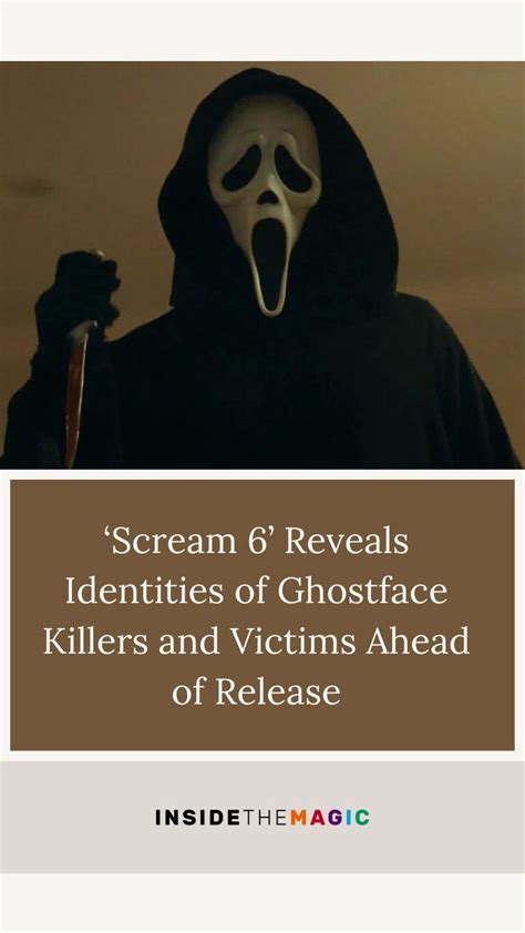 Scream 6 Reveals Identities Of Ghostface Killers And Victims Ahead Of