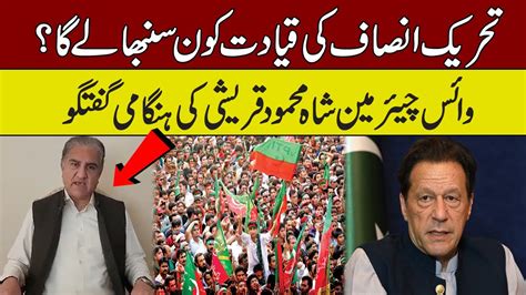 Who Will Take Over The Leadership Of Tehreek E Insaf Shah Mahmood