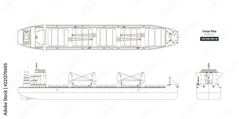 Cargo Ship Outline