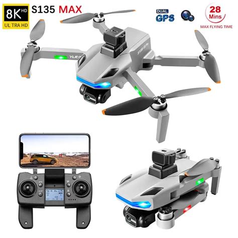 New S Max Gps Drone K Professional Dual Hd Camera Axis Gimbal Fpv