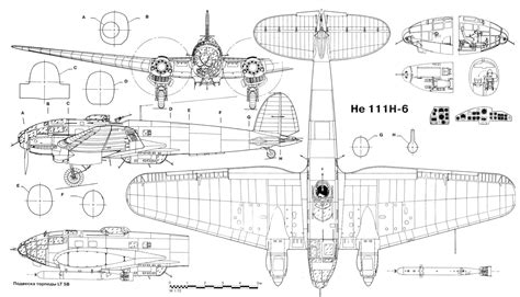 Heinkel He 111 Blueprints