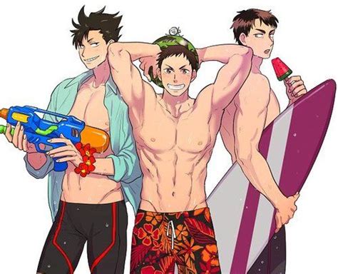 I Want A Beach Ova So Badly😂 Haikyuu Anime Haikyuu Characters Ushijima Wakatoshi