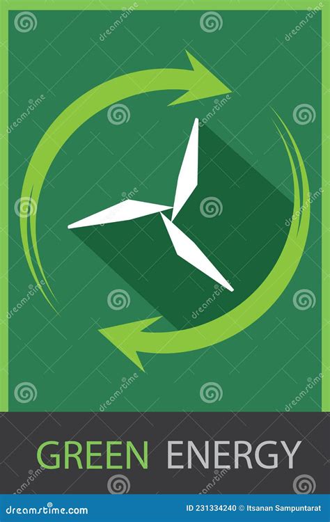 Wind Energy Green Logo Stock Vector Illustration Of Contour 231334240