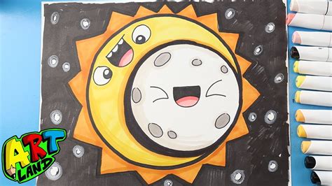 How To Draw A Solar Eclipse YouTube