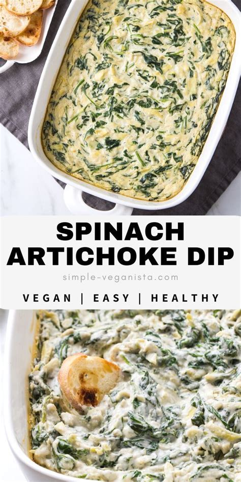 Vegan Spinach Artichoke Dip Artofit