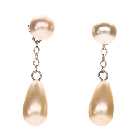 9ct Gold Pearl Drop Earrings