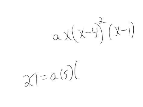 Solved A Root Of Multiplicity 2 At X3 A Root Of Multiplicity 1 At X0 And At X 4 It Goes