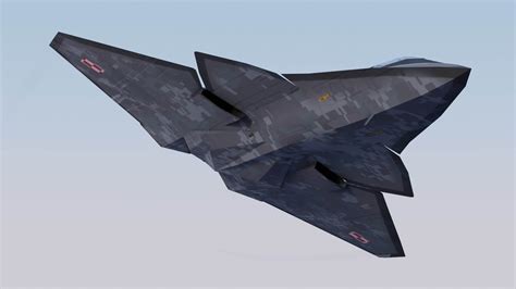 Lockheed Ngad Prime Concept Fighter - 3D Model by NETRUNNER_pl