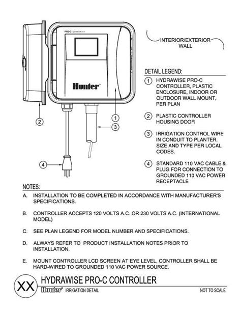 Hunter irrigation system wiring diagram