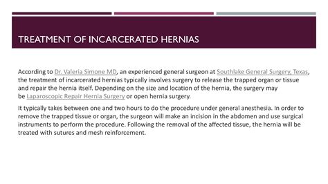 Incarcerated Hernia – Symptoms and Treatment - Southlake General ...