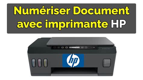 Comment Num Riser Un Document Avec Une Imprimante Hp Youtube