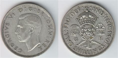 Gro Britannien Florin Two Shilling Florin Two Shilling