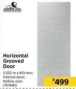 Swartland Horizontal Grooved Door M X Mm Offer At Builders