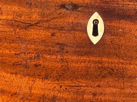 Incredible Georgian Travelling Box with Hidden Locking Mechanism For