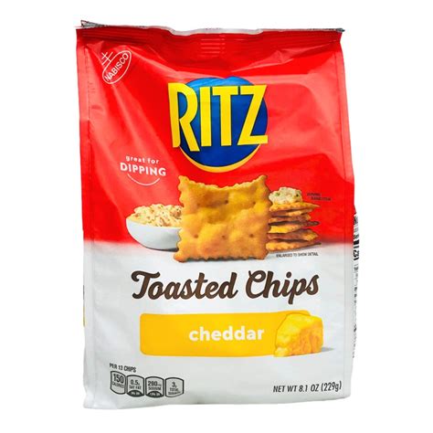 Galletas Nabisco Ritz Toasted Chips Cheddar 229g