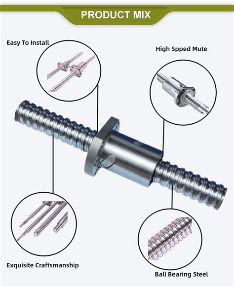 Factory Price Ball Screw Rolled Sfu Nut Fsh Ball Screw