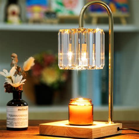 Amazon.com: Yuichoy Candle Warmer Lamp with Timer, Dimmable Electric Candle Wamer, Glass Modern
