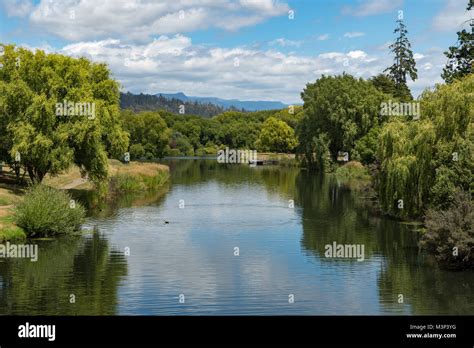 Meander River At Deloraine Tasmania Australia Stock Photo Alamy