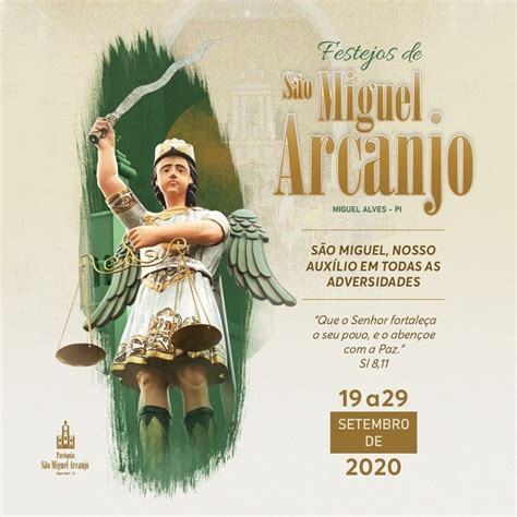 Confira A Programa O Dos Festejos De S O Miguel Arcanjo Portal