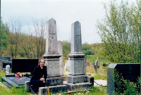 Above: The graves of Tesla's parents Djuka Mandic Tesla and his father ...