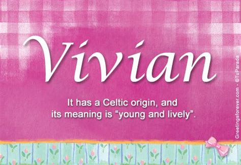 Baby Girl Name Vivian Or Viviane Baby Girl Names Names With Meaning