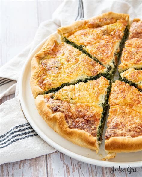 Recette Tarte salée aux épinards