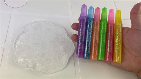 Colorindo Slime Canetas De Colas Neon Brilhantes V Deos