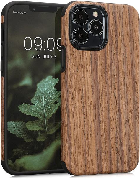 KWmobile Wood Optics Θήκη Σιλικόνης Apple iPhone 13 Pro Max