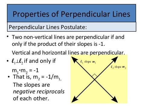 Proving lines are perpendicular