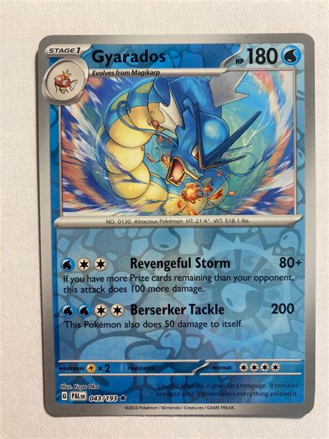 Paldea Evolved Reverse 043 193 Gyarados Stan Nowy 4 Zł Sklepy Opinie Ceny W Allegro Pl