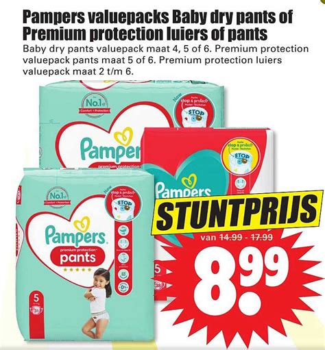 Pampers Valuepacks Baby Dry Pants Of Premium Protection Luiers Of Pants