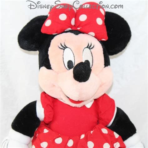 Peluche Minnie Disney Classique Robe Rouge Pois Blanc Cm Disne