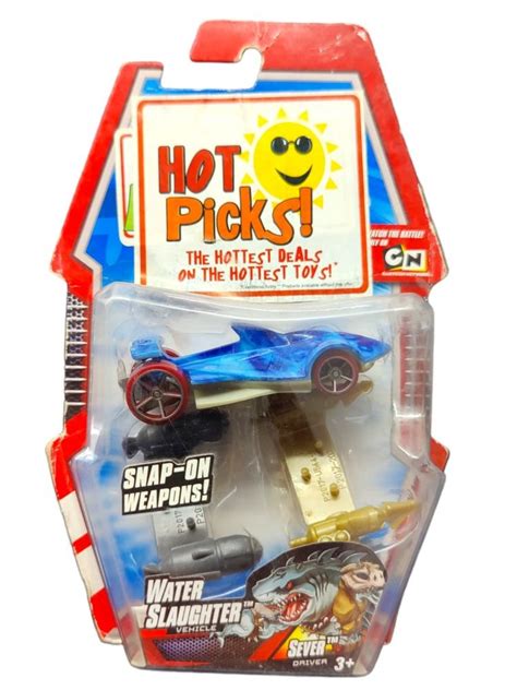 PRE-OWNED Hotwheels Battle Force 5 Water Slaughter Vehicle - Toy ...