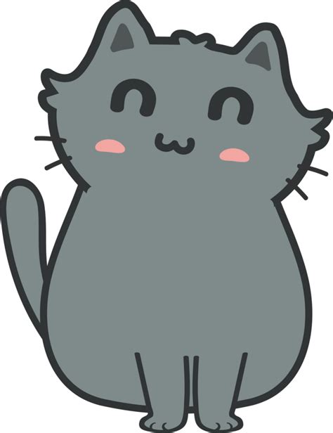 Cute Cat Cartoon Kitty 8484048 Png