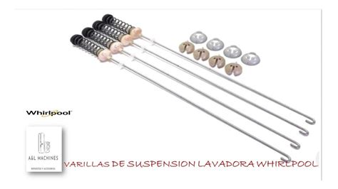 Varillas De Suspensión 60 Cm Original Lavadora Whirlpool Envío gratis