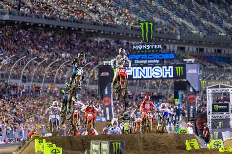 Supercross Pro Motocross Finalize Schedules Speed Off