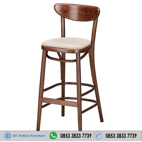 Kursi Bar Stool Ropan Kayu Jati Jual Furniture Cafe Murah Bar Stools