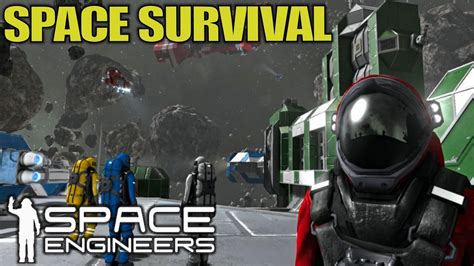 Space Survival Game Day 1 Space Engineers Lets Play Gameplay E01