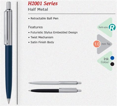 Hauser Berlin Metal Body Ball Pen Sb Rs Buy Stationery