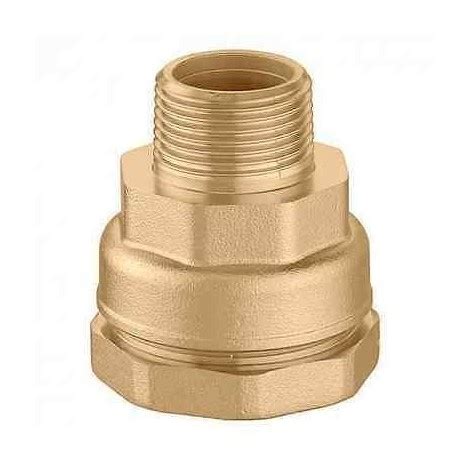 862863 DECA Raccordo maschio ridotto in ottone Ø 63 x 1 1 2 M CALEFFI