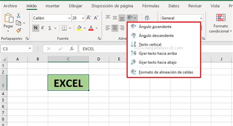 Cómo Rotar el Texto en Excel 2 Paso a Paso Ninja del Excel