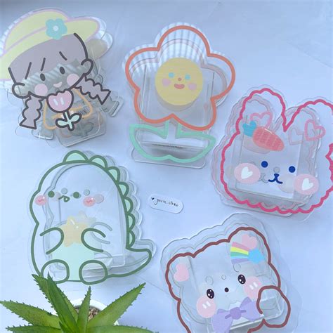 Porta caneta kawaii de acrílico Juvix Store